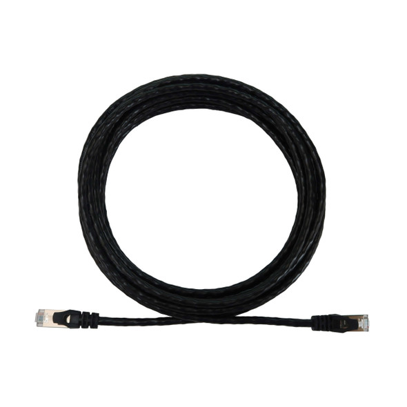 Tripp Lite N262-S15-BK Cat6a 10G Snagless Shielded Slim STP Ethernet Cable (RJ45 M/M), PoE, Black, 15 ft. (4.6 m) 037332276087