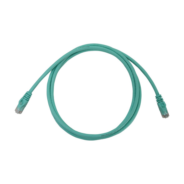 Tripp Lite N261-006-AQ Cat6a 10G Snagless Molded UTP Ethernet Cable (RJ45 M/M), PoE, Aqua, 6 ft. (1.8 m) 037332277817