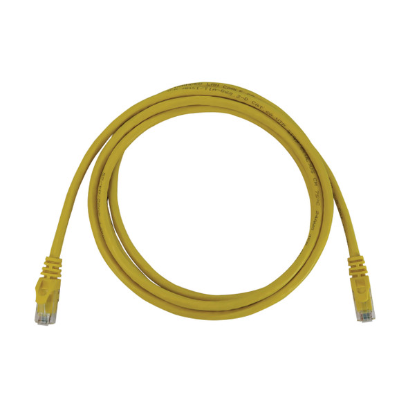 Tripp Lite N261-007-YW Cat6a 10G Snagless Molded UTP Ethernet Cable (RJ45 M/M), PoE, Yellow, 7 ft. (2.1 m) 037332277350