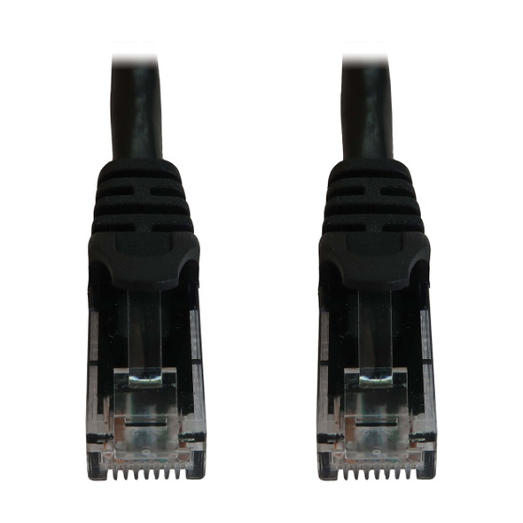 Tripp Lite N261-001-BK Cat6a 10G Snagless Molded UTP Ethernet Cable (RJ45 M/M), PoE, Black, 1 ft. (0.3 m) 037332277206