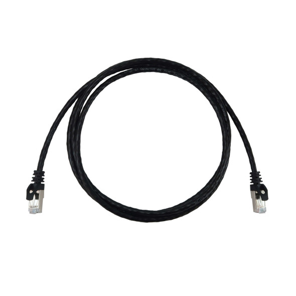 Tripp Lite N262-S05-BK Cat6a 10G Snagless Shielded Slim STP Ethernet Cable (RJ45 M/M), PoE, Black, 5 ft. (1.5 m) 037332275899