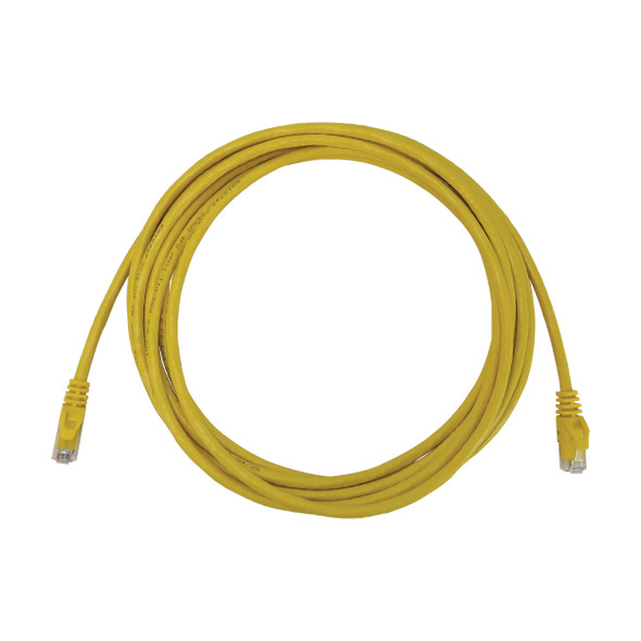 Tripp Lite N261-020-YW Cat6a 10G Snagless Molded UTP Ethernet Cable (RJ45 M/M), PoE, Yellow, 20 ft. (6.1 m) 037332277473