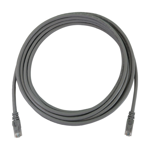 Tripp Lite N261-015-GY Cat6a 10G Snagless Molded UTP Ethernet Cable (RJ45 M/M), PoE, Gray, 15 ft. (4.6 m) 037332277411