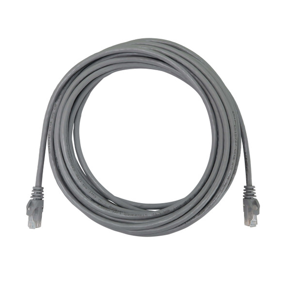 Tripp Lite N261-025-GY Cat6a 10G Snagless Molded UTP Ethernet Cable (RJ45 M/M), PoE, Gray, 25 ft. (7.6 m) 037332277497