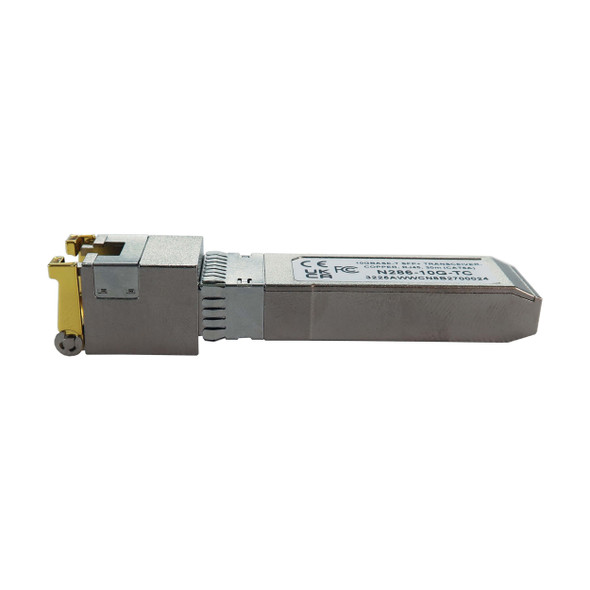 Tripp Lite N286-10G-TC Cisco-Compatible SFP+ Transceiver - 10Gbps, Copper, RJ45, Cat6a, 98 ft. (30 m) 037332279330