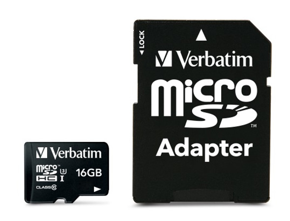 Verbatim Pro 16 GB MicroSDHC UHS Class 10 023942470403