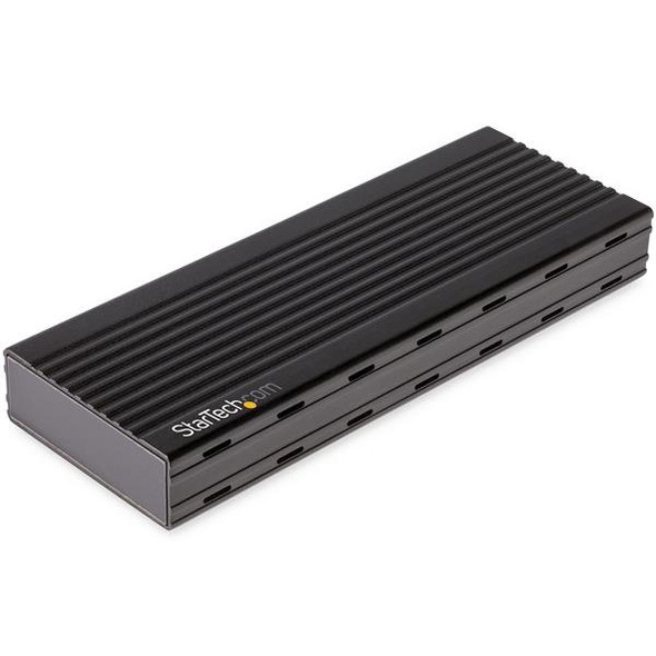 StarTech.com USB-C 10Gbps to M.2 NVMe SSD Enclosure - Portable External M.2 NGFF PCIe Aluminum Case - 1GB/s Read/Write - Supports 2230, 2242, 2260, 2280 - TB3 Compatible - Mac & PC 46867