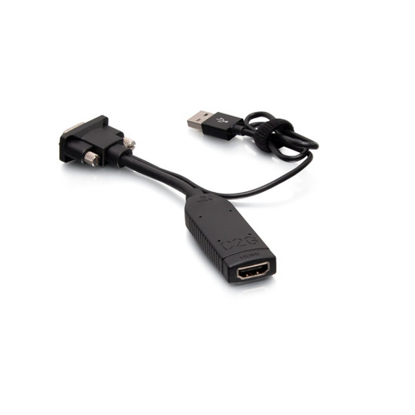 C2G VGA to HDMI® Dongle Adapter Converter 757120300373 C2G30037