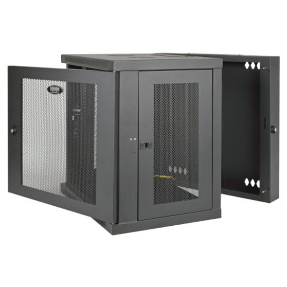 Tripp Lite 12U Wall Mount Rack Enclosure Server Cabinet Hinged with Doors & Sides 47419