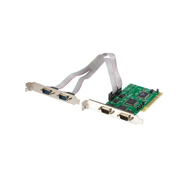 StarTech.com 4 Port PCI RS232 Serial Adapter Card with 16550 UART 47454