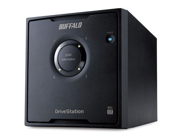 Buffalo Americas HD-QH8TU3R5 BUFFALO DriveStation Quad 8 TB (4 x 2 TB) High Performance RAID Array with Optim 747464128474