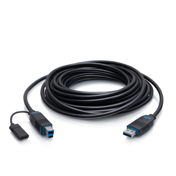 C2G C2G30088 LEGRAND 75FT(23M) USB 3.2 AMBM PLENUM AOC CABLE 757120300885