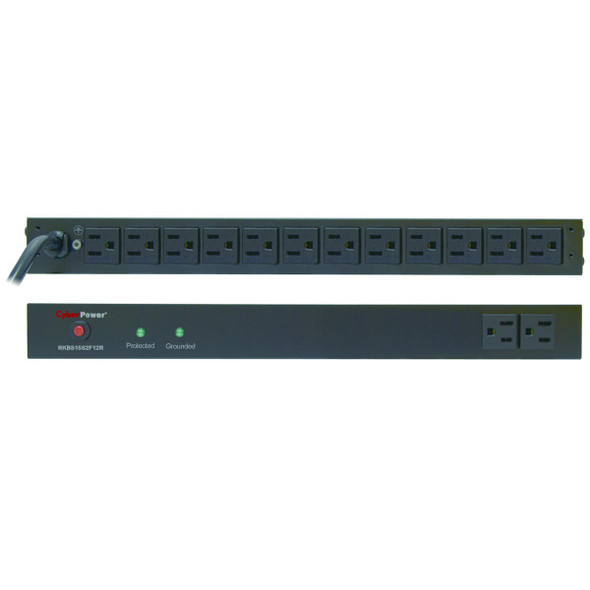 Cyberpower Systems RKBS15S2F12R CYBERPOWER RACKBAR 14OUT RM ETL CSA C22.2 649532901685