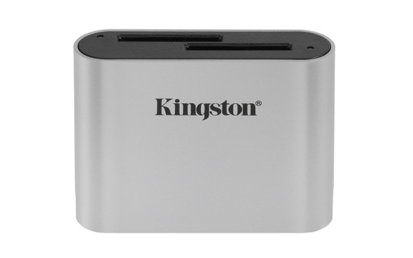 Kingston Technology WFS-SD KINGSTON USB3.2 GEN1 WORKFLOW DUAL-SLOT SDHC/SDXC UHS-II CARD READER 740617307740