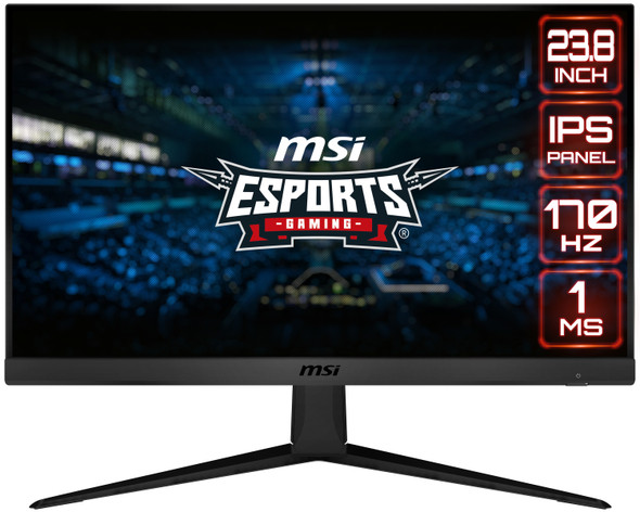 MSI Monitor G2412V 23.8 IPS 1920x1080 16:9 1ms 100Hz Display Port / 2x HDMI FreeSync Retail