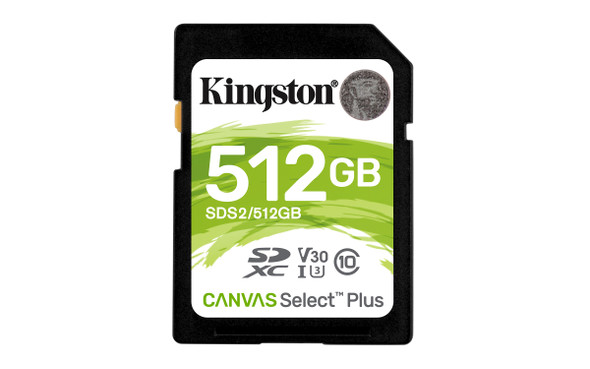 Kingston Technology SDS2/512GB Flash Drive - 512GB - SDXC Memory Card - 3.3V - USB - 100MB/s read 740617298192