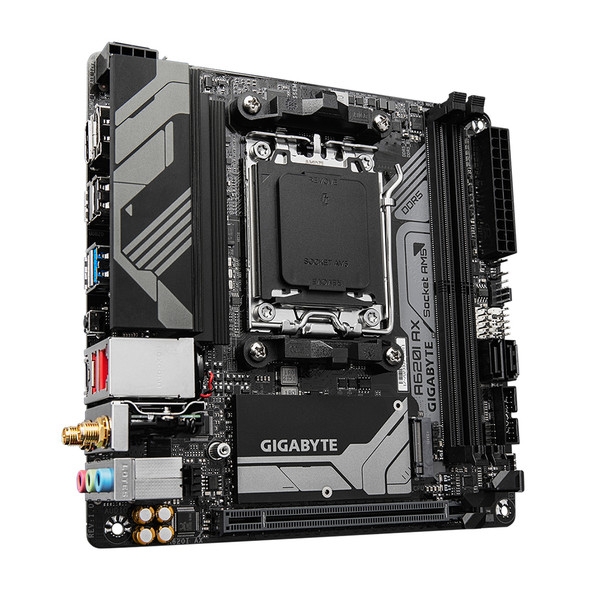 Gigabyte MB A620I AX A620 AM5 Max96GB DDR5 PCIE Mini-ITX Retail