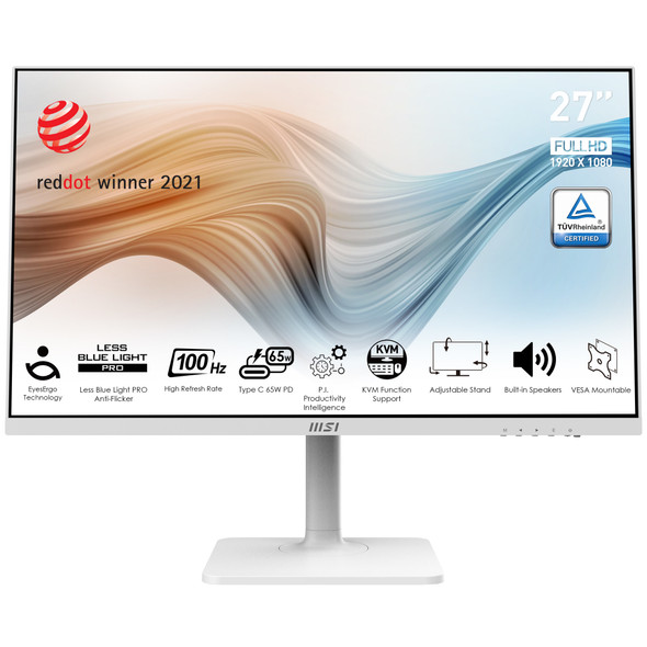 MSI MN Modern MD272XPW 27 FHD 1920x1080 IPS 16:9 100Hz 300cd m2 Retail