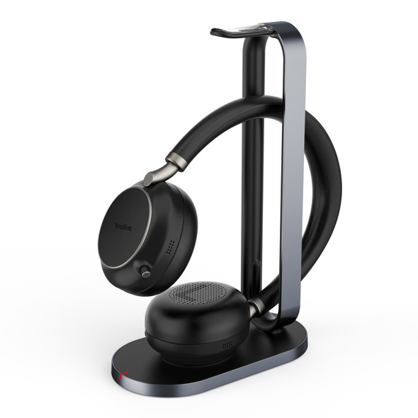 Yealink Headset 1208625 BH76 Charging Stand Teams USB-C Bluetoooth Headset Black Retail