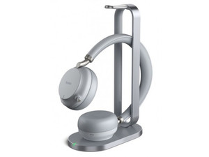 Yealink Headset 1208628 BH76 Charging Stand Teams USB-C BLT Headset Light Gray Retail