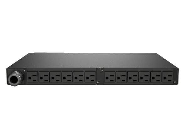 Vertiv Geist MNU3E1R5-12S153-1ST5A0H10-S power distribution unit (PDU) 12 AC outlet(s) 0U Black