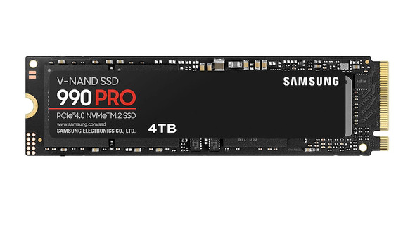 Samsung SSD MZ-V9P4T0B AM 990 PRO 4TB PCIe NVMe M.2 Retail