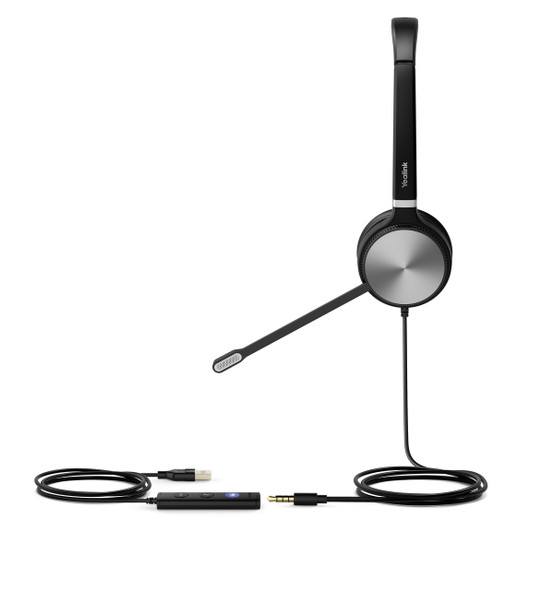 Yealink Headset 1308016 UH36 Dual UC USB Wired Noise-Canceling Microphone RTL