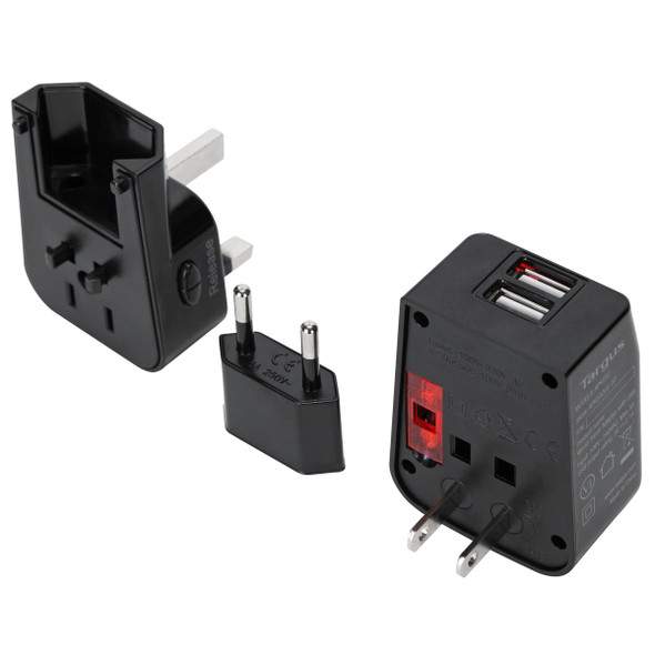 Targus APK032US power plug adapter Universal Black