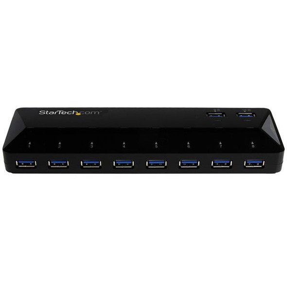 StarTech.com 10-Port USB 3.0 Hub with Charge and Sync Ports - 2 x 1.5A Ports 48211