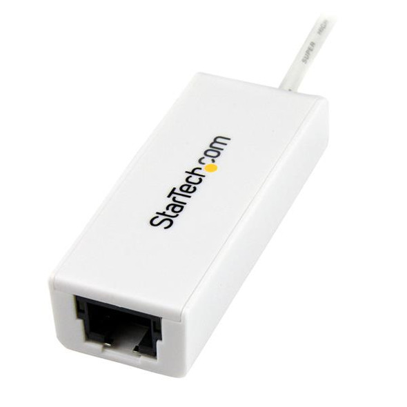 StarTech.com USB 3.0 to Gigabit Ethernet NIC Network Adapter - White 48473