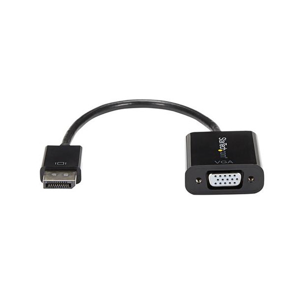StarTech.com Adattatore DisplayPort VGA - Convertitore attivo da DP a VGA - Video 1080p - Cavo monitor DP/DP++ a VGA - Adattatore da DP a VGA - Dongle da digitale ad analogico - DP 1.2 a VGA 48824