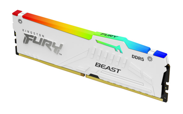 Kingston ME KF560C36BWEA-16 16GB 6000MT s DDR5 CL36 DIMM FURY Beast White RGB