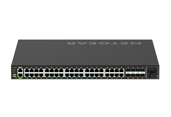NETGEAR GSM4248PX Managed L2/L3/L4 Gigabit Ethernet (10/100/1000) Power over Ethernet (PoE) 1U Black 606449151749