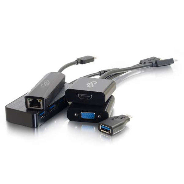 C2G 30004 USB graphics adapter 3840 x 2160 pixels Black 757120300045