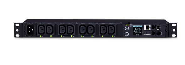 CyberPower PDU81006 power distribution unit (PDU) 8 AC outlet(s) 1U Black 649532616282