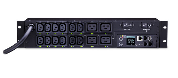 CyberPower PDU81008 power distribution unit (PDU) 16 AC outlet(s) 2U Black 649532616299