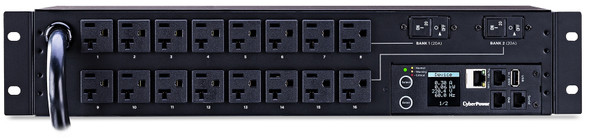 CyberPower PDU31003 power distribution unit (PDU) 16 AC outlet(s) 2U Black 649532614189