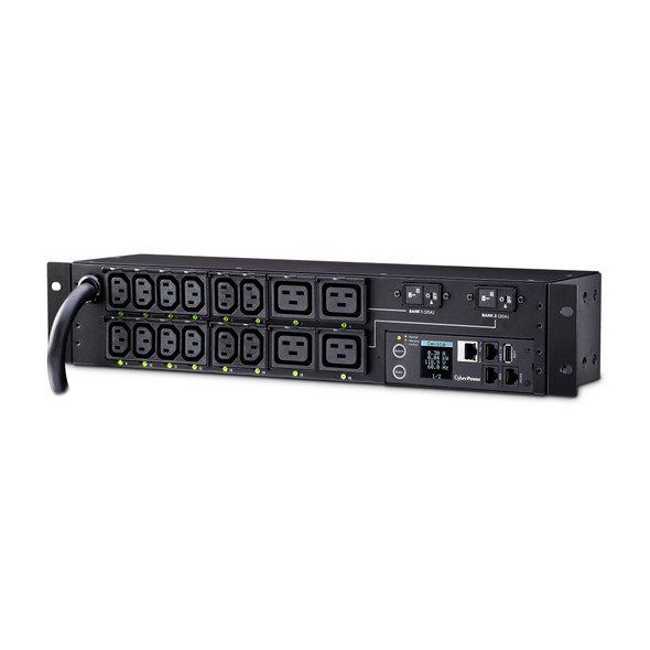 CyberPower PDU41008 power distribution unit (PDU) 16 AC outlet(s) 2U Black 649532614141