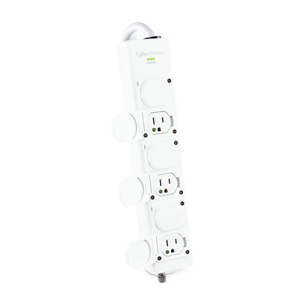 CyberPower MPV615P surge protector White 6 AC outlet(s) 100 - 125 V 4.6 m 649532931507