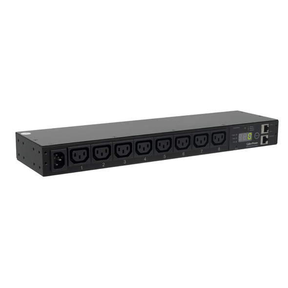 CyberPower PDU15MHVIEC8FNET power distribution unit (PDU) 8 AC outlet(s) 1U Black 649532602438