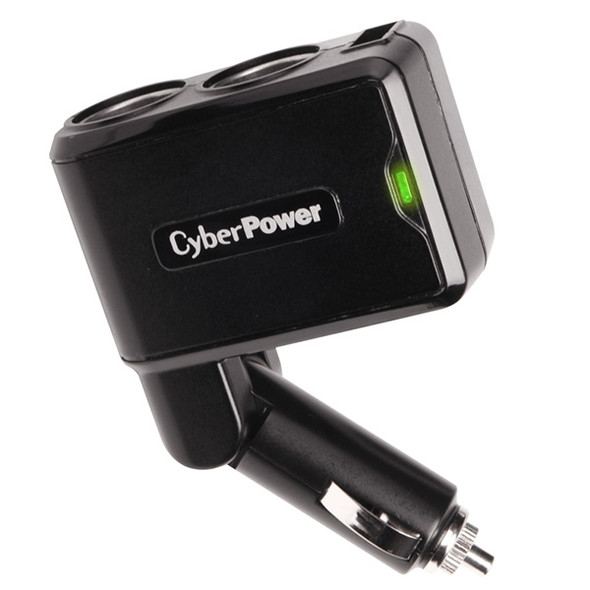 CyberPower CPTDC1U2DC mobile device charger Mobile phone, MP3, Tablet Black Cigar lighter Auto 649532606511