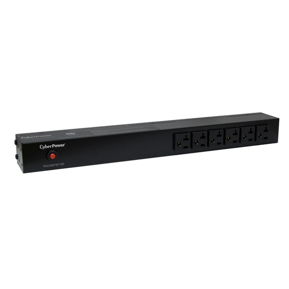CyberPower PDU20BT6F12R power distribution unit (PDU) 18 AC outlet(s) 1U Black 0649532901661