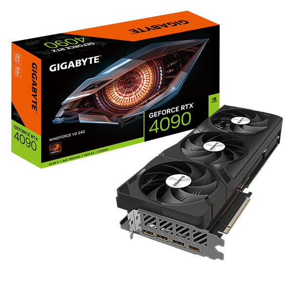 Gigabyte GeForce RTX 4090 WINDFORCE V2 24G NVIDIA 24 GB GDDR6X 889523038321