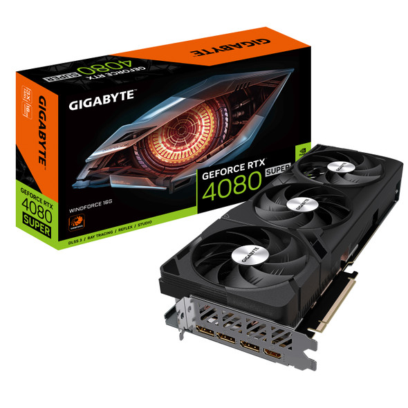 Gigabyte GeForce RTX 4080 SUPER WINDFORCE 16G NVIDIA 16 GB GDDR6X 889523041215