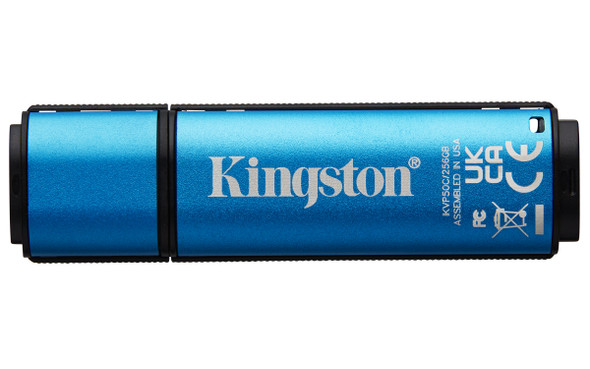 Kingston Technology IronKey 256GB USB-C Vault Privacy 50C AES-256 Encrypted, FIPS 197 740617330175