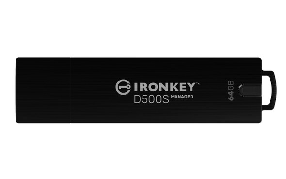 Kingston Technology IronKey 64GB Managed D500SM FIPS 140-3 Lvl 3 (Pending) AES-256 740617338379