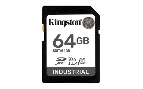 Kingston Technology 64G SDXC Industrial pSLC 740617335453