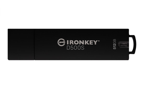 Kingston Technology IronKey 512GB D500S FIPS 140-3 Lvl 3 (Pending) AES-256 740617338034