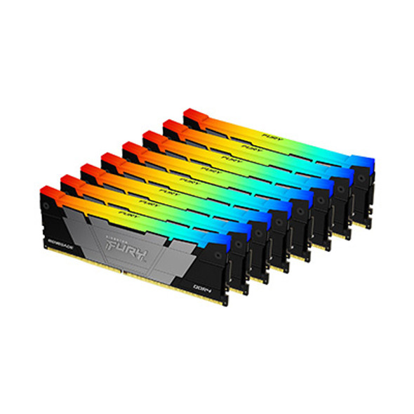 Kingston Technology FURY 256GB 3200MT/s DDR4 CL16 DIMM (Kit of 8) Renegade RGB 740617338157