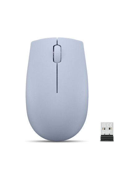 Lenovo 300 Wireless Compact Maus Kabellos Optisch Blau 3 Tasten 1000 dpi mouse Ambidextrous RF Wireless Optical